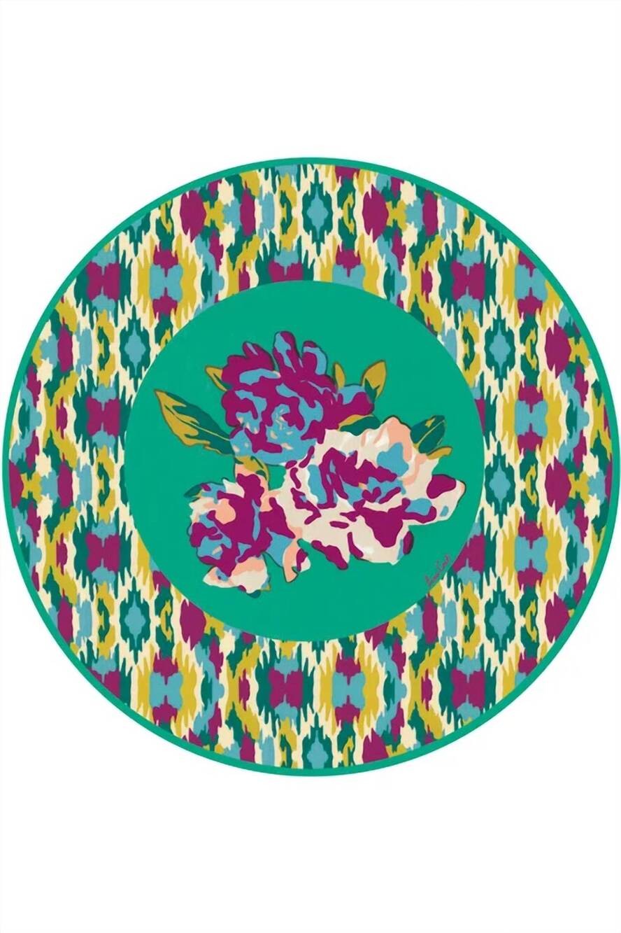 NEW LISA CORTI dali placemat - set of 2 in jade